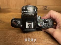 Near Mint Ricoh XR-2 Film Camera Rikenon 50mm F/2 Lens Pentax K PK Mount / JPN