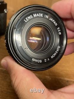 Near Mint Ricoh XR-2 Film Camera Rikenon 50mm F/2 Lens Pentax K PK Mount / JPN