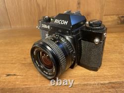 Near Mint Ricoh XR-2 Film Camera Rikenon P 28mm F/2.8 Lens Pentax K Mount /JPN