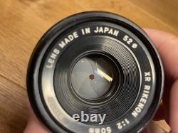 Near Mint ++ Ricoh XR-2 Film Camera XR Rikenon 50mm F/2 Lens Pentax K PK Mount
