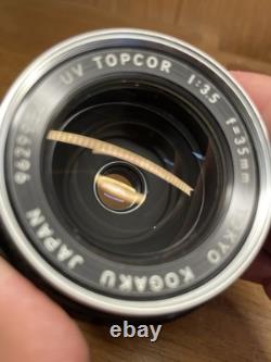 Near Mint ++ Topcon Unirex Film Camera UV Topcor 35mm F/3.5 Lens From Japan