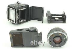 Near Mint Zenza Bronica ETR withZenzanon MC 75mm f/2.8 Lens AE From Japan