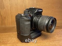 Near Mint ++ with BP-50 Canon EOS 55 (ELAN II 50) Film Camera EF 28-90mm Lens