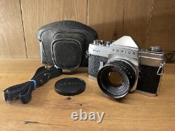 Near Mint with Case Konica FP Film Camera Hexanon 52mm F/1.8 Standard Lens / JPN