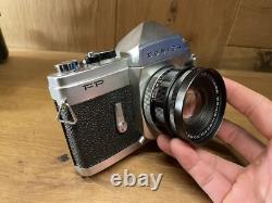 Near Mint with Case Konica FP Film Camera Hexanon 52mm F/1.8 Standard Lens / JPN