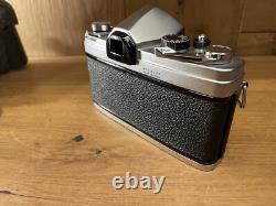 Near Mint with Case Konica FP Film Camera Hexanon 52mm F/1.8 Standard Lens / JPN