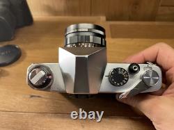 Near Mint with Case Konica FP Film Camera Hexanon 52mm F/1.8 Standard Lens / JPN