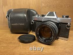Near Mint with Case Mamiya Sekor Auto XTL Film Camera Sekor ES 55mm F/1.4 /Japan