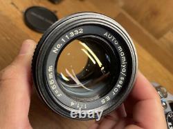 Near Mint with Case Mamiya Sekor Auto XTL Film Camera Sekor ES 55mm F/1.4 /Japan
