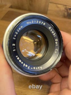 Near Mint with Case Pentax S2 Early Model Film Camera Auto Takumar 55mm F/2 /JPN