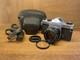 Near Mint with Case Pentax SL Film Camera Super Takumar 55mm F/1.8 Lens From JPN