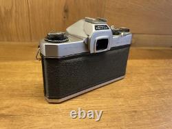 Near Mint with Flash Pentax SL Film Camera Super Takumar 55mm F/1.8 Lens From JP