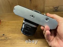 Near Mint with Flash Pentax SL Film Camera Super Takumar 55mm F/1.8 Lens From JP