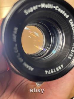 Near Mint with Flash Pentax Spotmatic SP Black Film Camera SMC T 55mm F/1.8 Lens