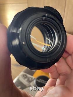Near Mint with Flash Pentax Spotmatic SP Black Film Camera SMC T 55mm F/1.8 Lens