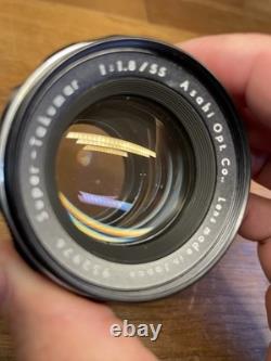 Near Mint with Meter Pentax S3 Film Camera Super Takumar 55mm F/1.8 Early Lens