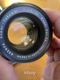 Near Mint with Meter Pentax S3 Film Camera Super Takumar 55mm F/1.8 Early Lens
