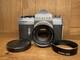 Near Mint with Rare Hood Konica FP Film Camera Hexanon 52mm F/1.8 Lens From JPN