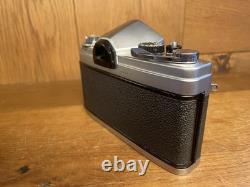 Near Mint with Rare Hood Konica FP Film Camera Hexanon 52mm F/1.8 Lens From JPN