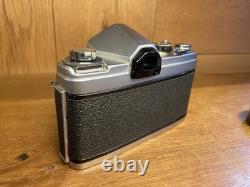 Near Mint with Rare Hood Konica FP Film Camera Hexanon 52mm F/1.8 Lens From JPN