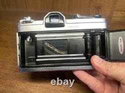 Near Mint with Rare Hood Konica FP Film Camera Hexanon 52mm F/1.8 Lens From JPN