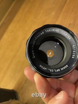 Near Mint with Rare Meter & 5 Filters Pentax SL Film Camera SMC T 55mm F/1.8 /JP