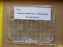 New Ebony 4x5 Camera Fresnel Lens + Ground Glass-Best quality