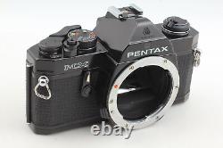New Seal MINT with Strap Pentax MX Black Film Camera 50mm f1.7 Lens From JAPAN