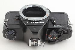 New Seal MINT with Strap Pentax MX Black Film Camera 50mm f1.7 Lens From JAPAN