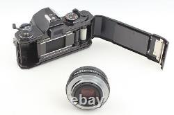 New Seal MINT with Strap Pentax MX Black Film Camera 50mm f1.7 Lens From JAPAN
