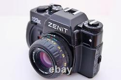 New Zenit 122K SLR 35mm film camera in box KMZ KIT Zenitar lens Pentax K Mount