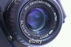 New Zenit 122K SLR 35mm film camera in box KMZ KIT Zenitar lens Pentax K Mount