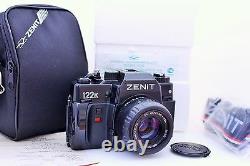 New Zenit 122K SLR 35mm film camera in box KMZ KIT Zenitar lens Pentax K Mount