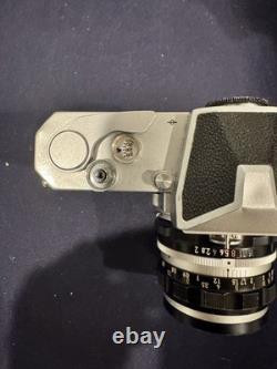 Nikomat FT 35mm Film Camera + Nikkor-H 50mm f/2 Lens Tested Working Case