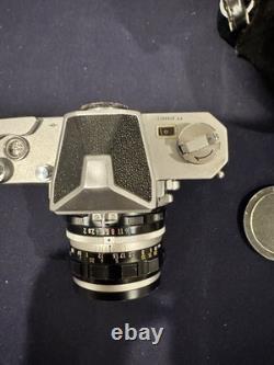 Nikomat FT 35mm Film Camera + Nikkor-H 50mm f/2 Lens Tested Working Case