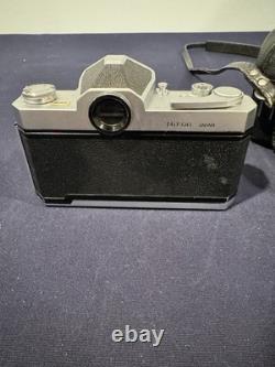 Nikomat FT 35mm Film Camera + Nikkor-H 50mm f/2 Lens Tested Working Case