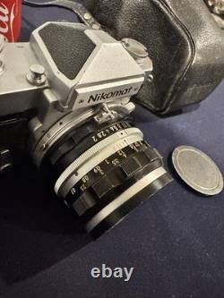 Nikomat FT 35mm Film Camera + Nikkor-H 50mm f/2 Lens Tested Working Case