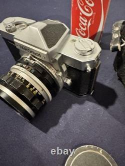 Nikomat FT 35mm Film Camera + Nikkor-H 50mm f/2 Lens Tested Working Case