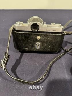 Nikomat FT 35mm Film Camera + Nikkor-H 50mm f/2 Lens Tested Working Case