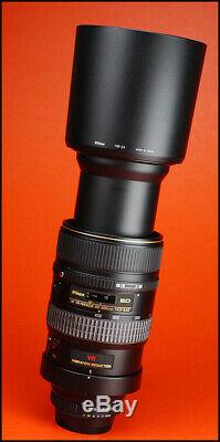 Nikon AF 80-400mm f4.5-5.6D VR Telephoto Zoom Lens With Front & Rear Caps & Hood