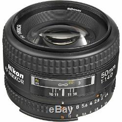 Nikon AF Nikkor 50mm f/1.4D Autofocus Lens for DSLR Cameras