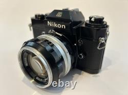 Nikon EL-2 film camera Black with50mm f/1.4 AI converted lens