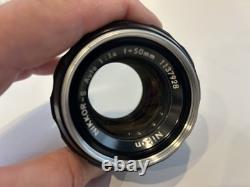 Nikon EL-2 film camera Black with50mm f/1.4 AI converted lens