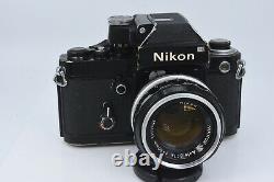 Nikon F2 Black Photomic SLR Film Camera Body Chrome /w 50mm 1.4 Lens Meter Issue