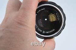 Nikon F2 Black Photomic SLR Film Camera Body Chrome /w 50mm 1.4 Lens Meter Issue