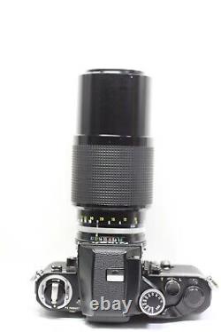 Nikon F2 Photomic Black 35mm SLR Film Camera & Zoom Nikkor 80-200mm F/4.5 Lens