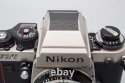 Nikon F3/T HP 35mm SLR Film Camera, Champagne Silver, kit 50mm f1.2 AIS Lens F3T
