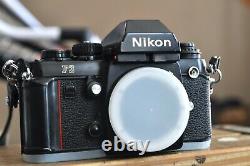 Nikon F3 camera body with two Nikon Nikkor lenses new batteries