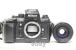 Nikon F4 Film Camera Body Black Nikkor 70-210mm F/4-5.6 AF Lens Made In Japan