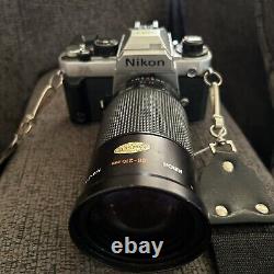 Nikon FA 35mm SLR Film Camera Body Silver With 28-210 Lens